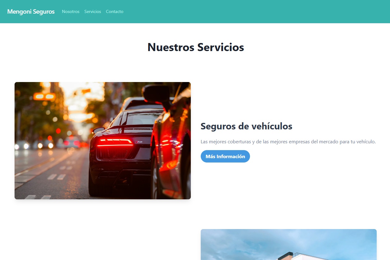 Detalle de la parte de seguros que ofrece la oficina.